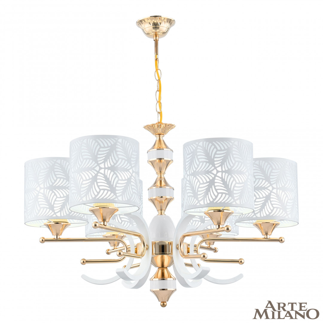 Подвесная люстра Arte Milano Florentia-2097 302097/6 Wh/Gd в Санкт-Петербурге