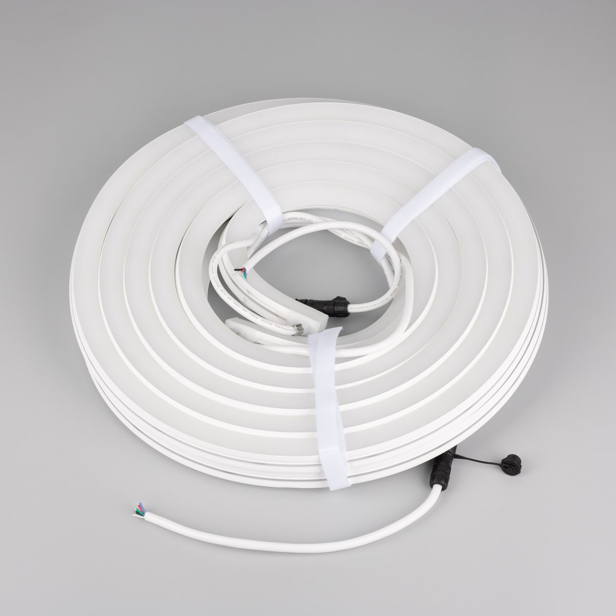 Светодиодная лента герметичная Arlight MOONLIGHT-PRO-SIDE-X336-20x20mm 24V RGBW-Warm (12 W/m, IP67, 10m, wire x2) (Вывод боковой) 054986 в Санкт-Петербурге