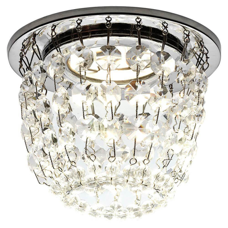 Встраиваемый светильник Ambrella Light Crystal K2075 CH/CL в #REGION_NAME_DECLINE_PP#