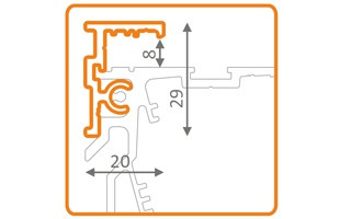 Профиль-держатель Arlight SHELF-MULTI-G-2000 ANOD 017291 в Санкт-Петербурге