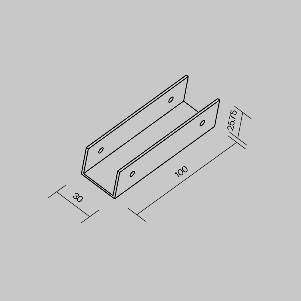 Коннектор прямой для профиля Maytoni Elasity IP O-TR001-SC180-W в Санкт-Петербурге