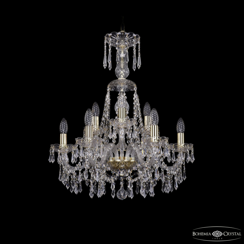 Подвесная люстра Bohemia Ivele Crystal 1403/6+3/195/XL-65 G в Санкт-Петербурге