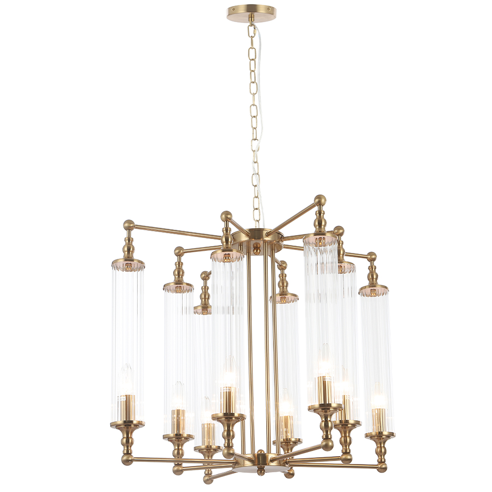 Подвесная люстра Crystal Lux TOMAS SP8 D650 BRASS в Санкт-Петербурге