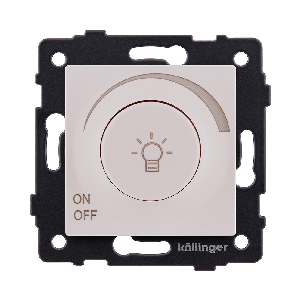 Светорегулятор универсальный 500W, кашемир матовый Kollinger REA-027CM для Aspekt, Eleganz, Reflex в #REGION_NAME_DECLINE_PP#