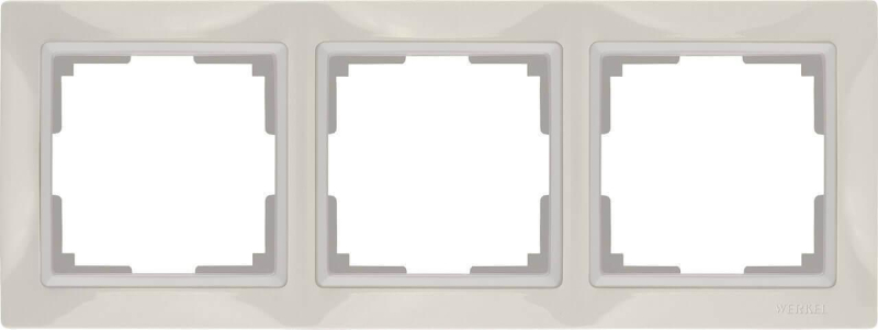 Рамка Werkel Snabb Basic на 3 поста слоновая кость WL03-Frame-03 4690389098741 в Санкт-Петербурге