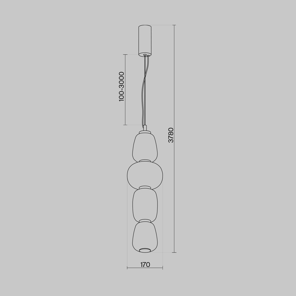 Подвесной светильник Maytoni Pattern MOD267PL-L32CH3K в Санкт-Петербурге