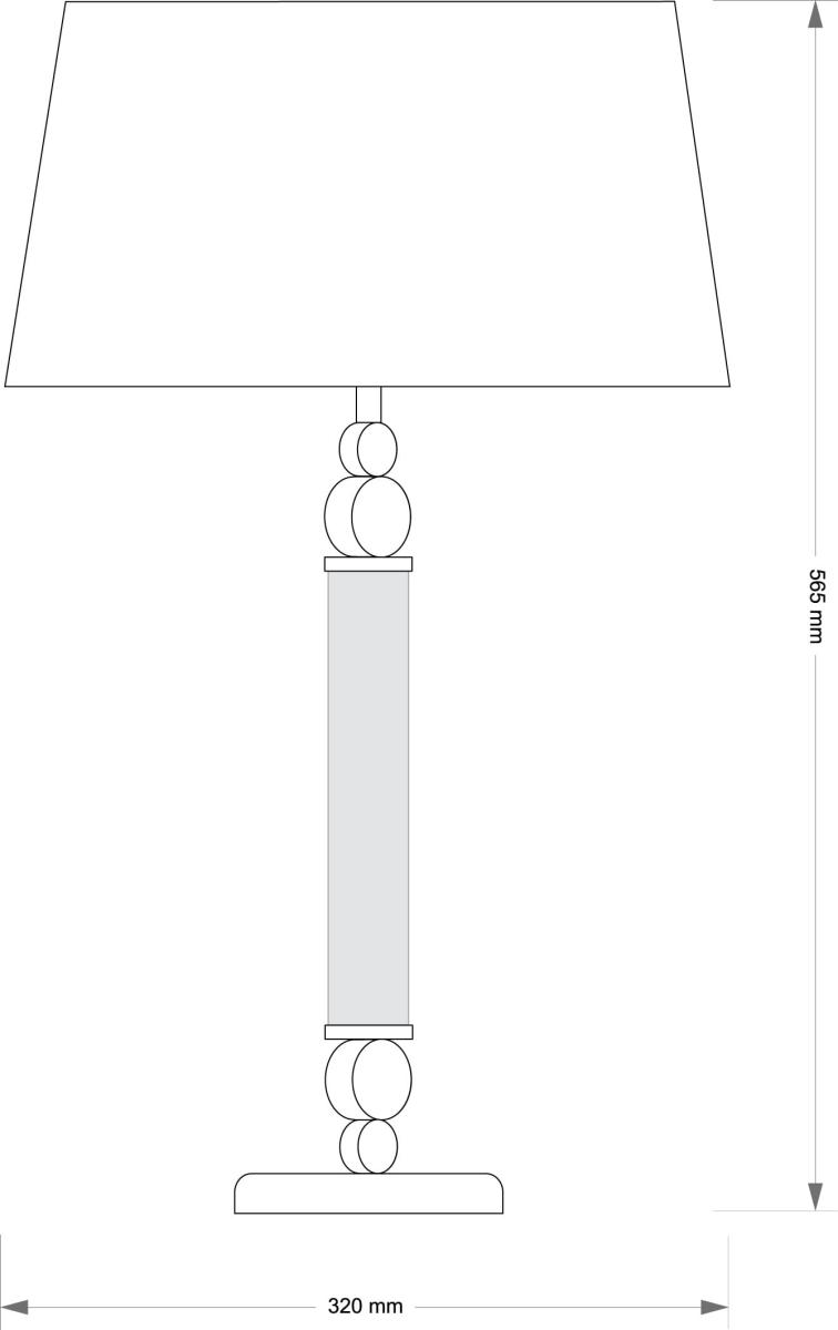 Настольная лампа Kutek Tamara TAM-LG-1(ZM/A) в #REGION_NAME_DECLINE_PP#