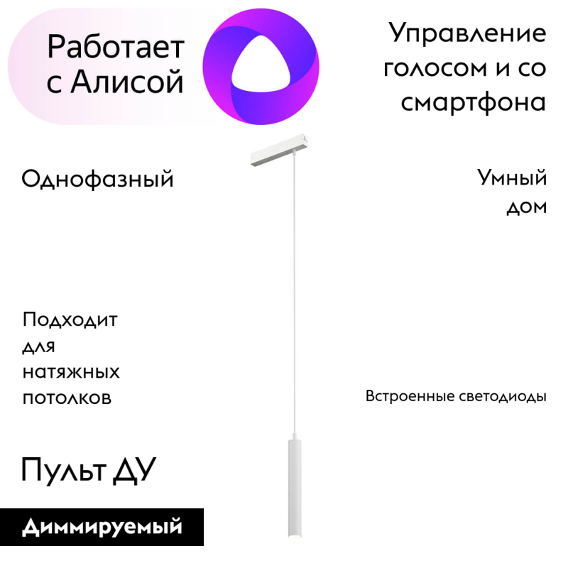 Трековый светильник Denkirs Smart DK8008-WH в Санкт-Петербурге