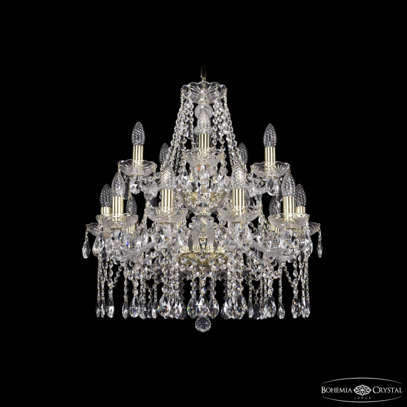 Подвесная люстра Bohemia Ivele Crystal 1413/10+5/200/2d G в Санкт-Петербурге