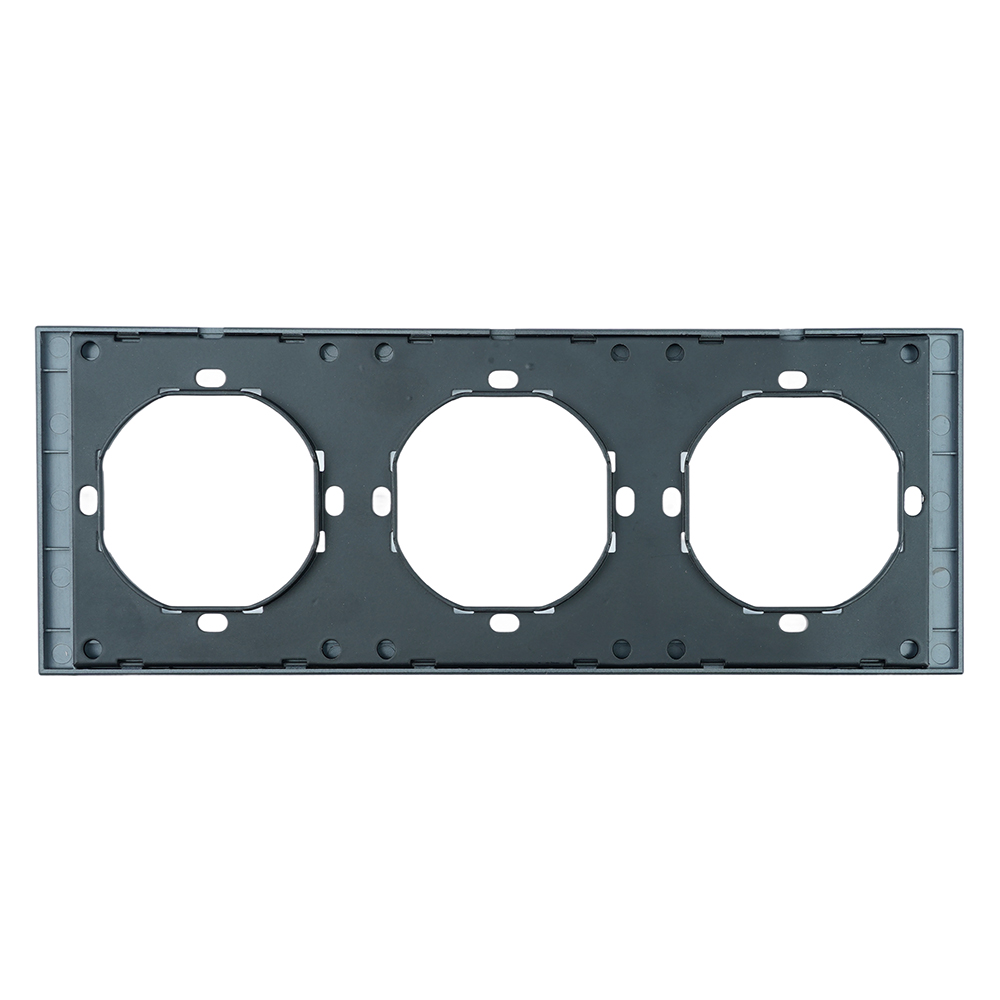 Рамка 3-местная Stekker Мия PFR00-3003-05 черный бархат 50463 в Санкт-Петербурге