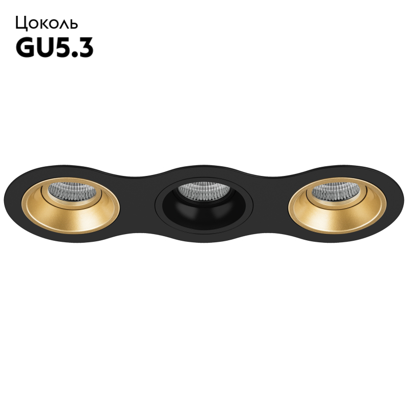 Встраиваемый светильник Lightstar Domino D637030703 (214637+214603+214607+214603) в Санкт-Петербурге