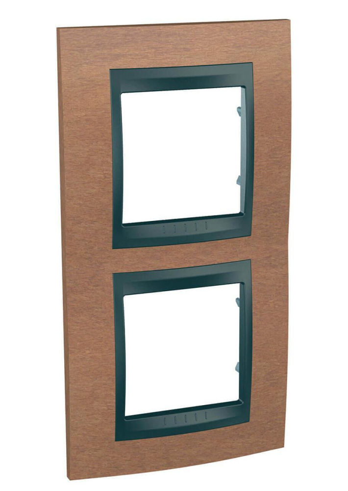 Рамка 2-постовая вертикальная Schneider Electric Unica Top MGU66.004V.2M2 в Санкт-Петербурге
