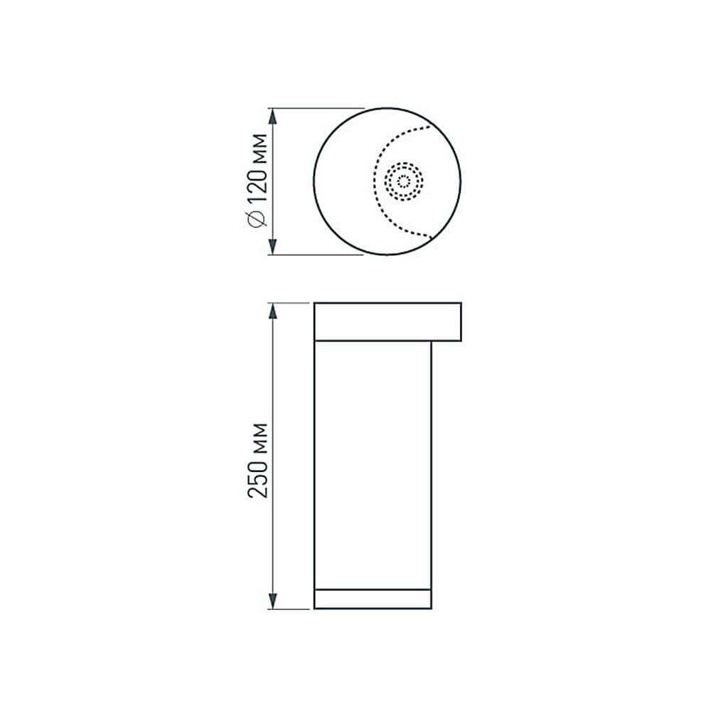 Уличный светильник Arlight LGD-Path-Round120-H250B-12W Warm White 020335 в Санкт-Петербурге