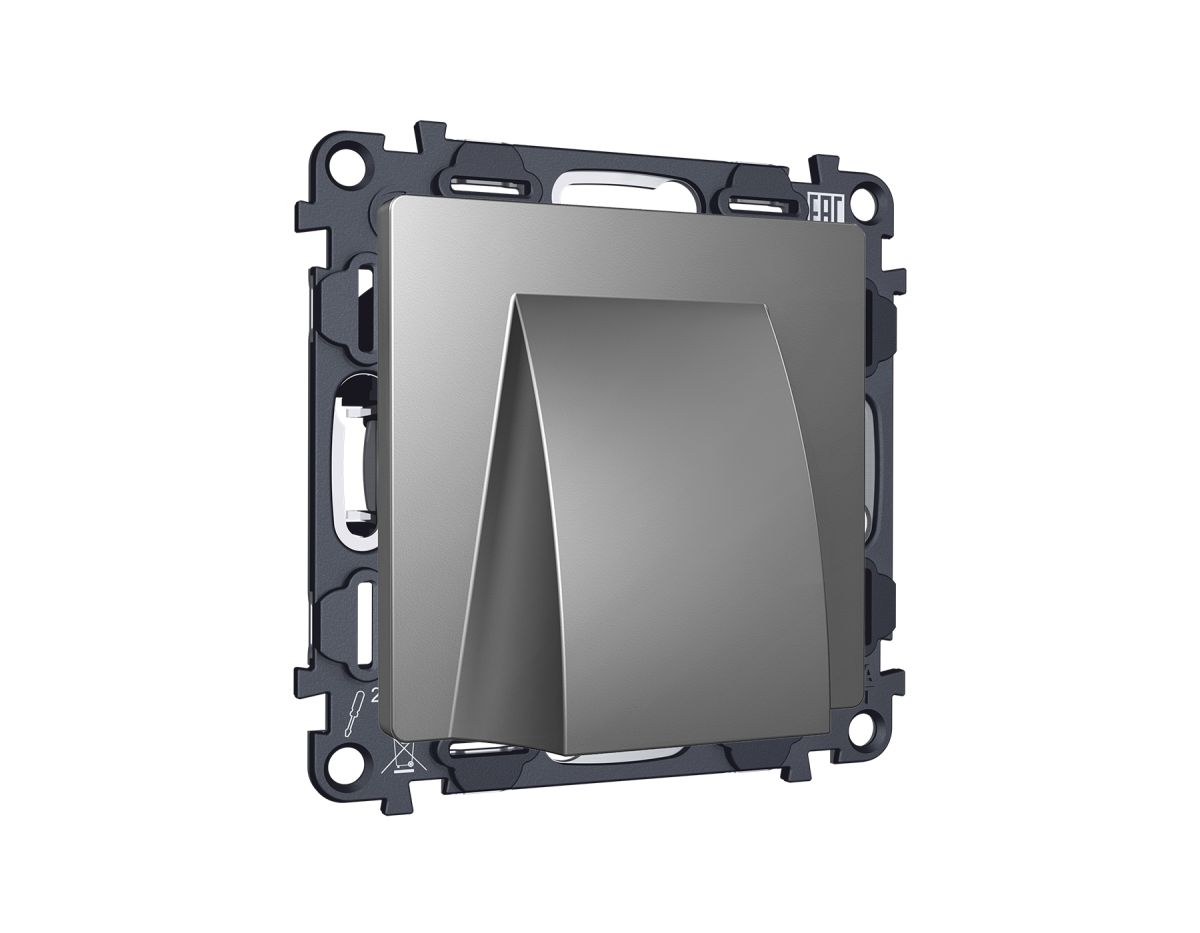 Комплект вывода кабеля с фиксатором Alfa Антрацит серый Quant Ambrella Volt MA665810 (AP6658, VM238) в #REGION_NAME_DECLINE_PP#