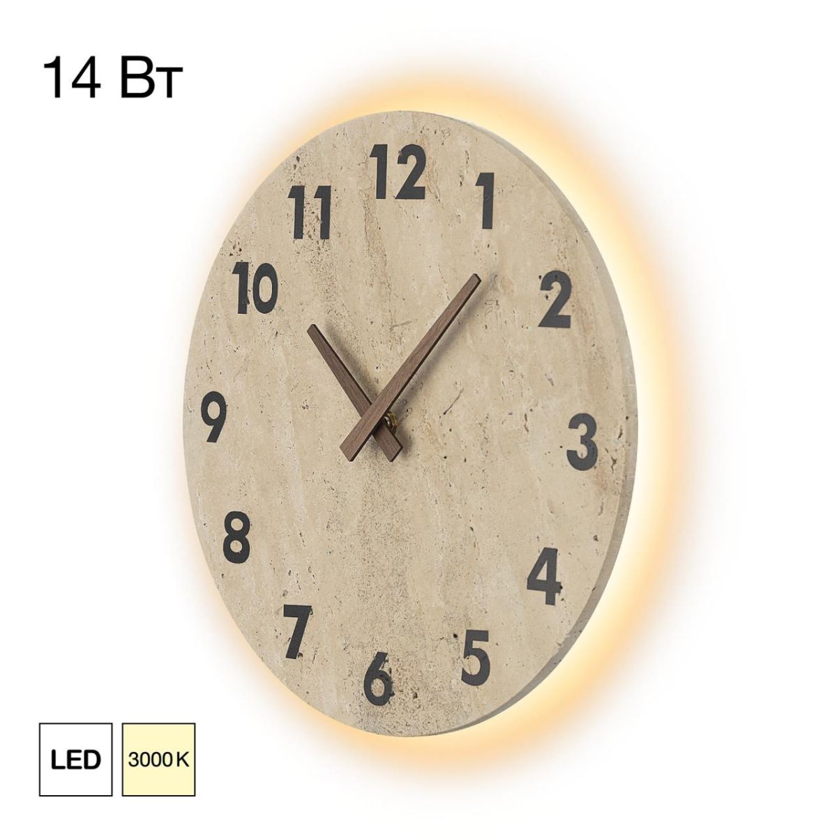 Настенный светильник с часами Citilux Mares CL246016 в #REGION_NAME_DECLINE_PP#