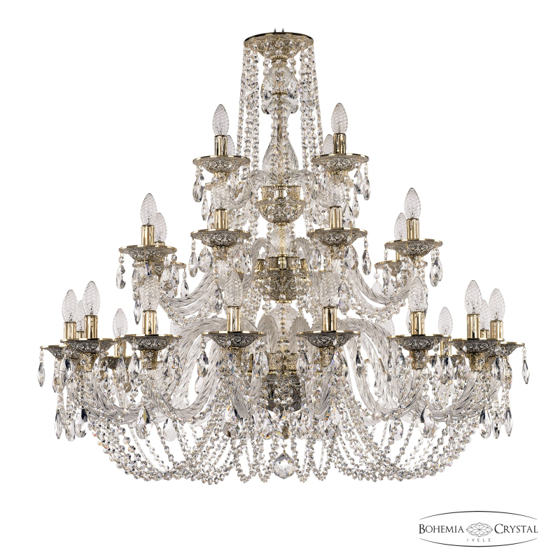 Подвесная люстра Bohemia Ivele Crystal 16102/16+8+4/360/3d GW в Санкт-Петербурге