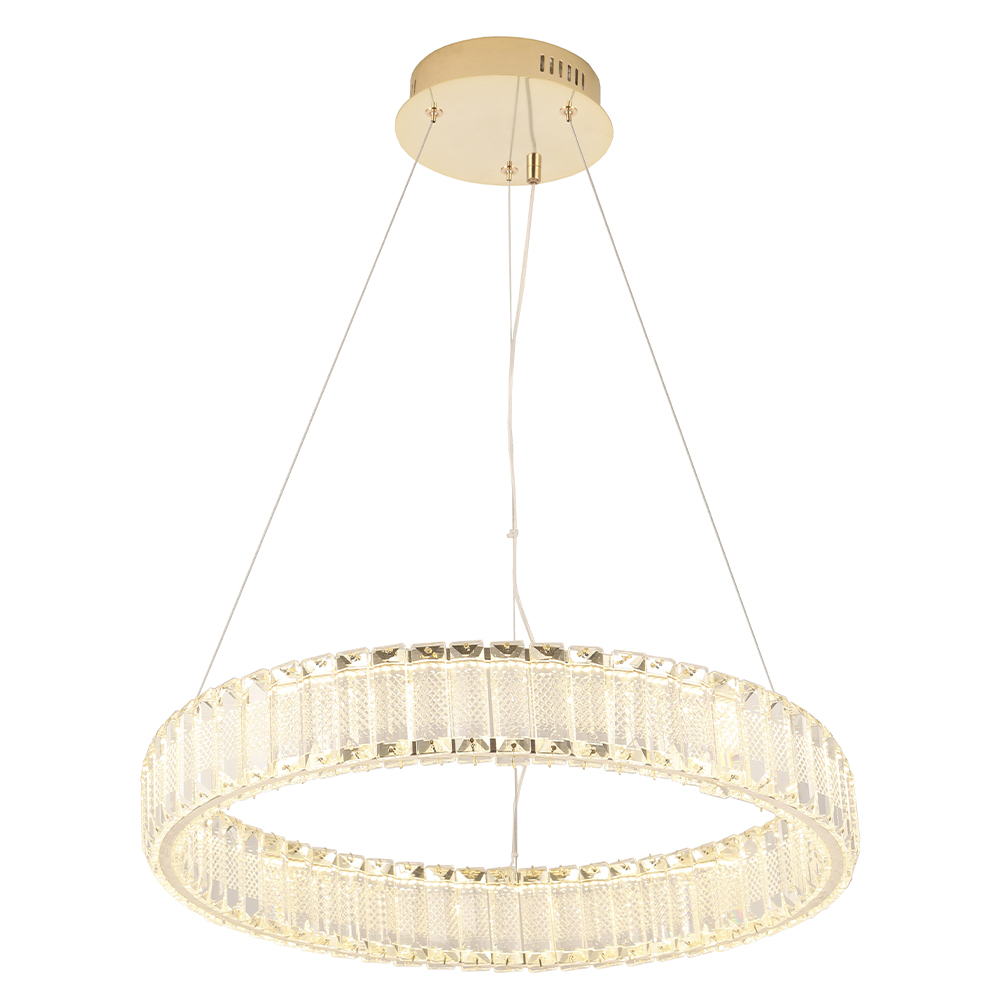 Подвесная люстра Crystal Lux MUSIKA SP50W LED GOLD в Санкт-Петербурге