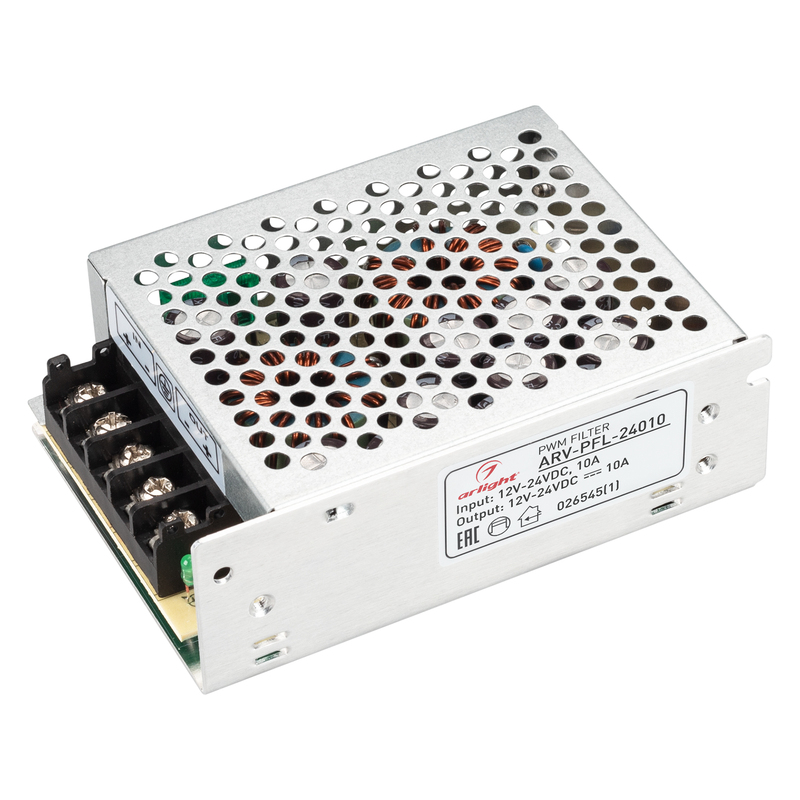 Блок питания Arlight ARV-PFL-24010 DC/DC (12-24V, 10A, PWM filter) 026545(1) в Санкт-Петербурге