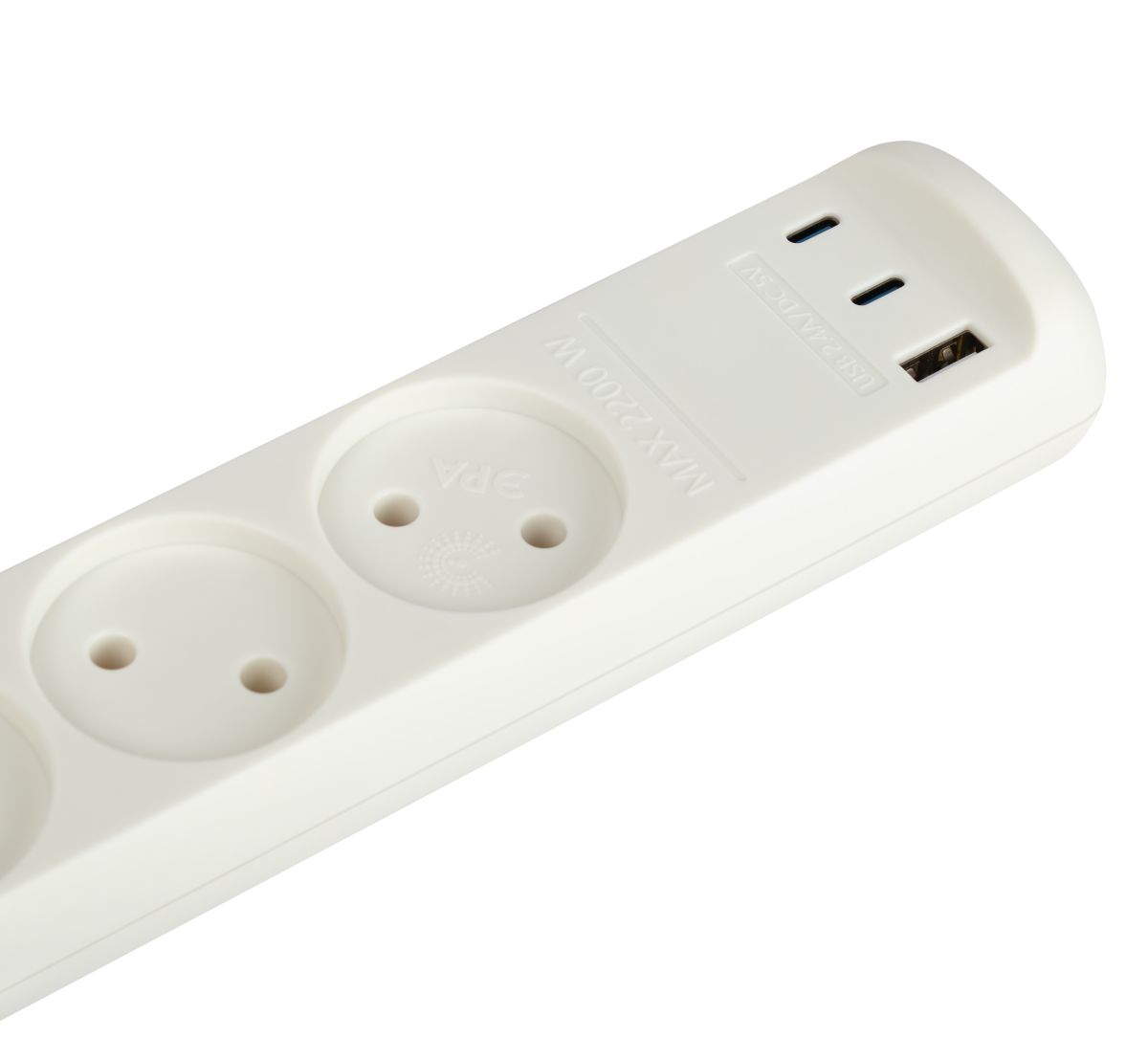 Удлинитель Эра U-3-1,5m-USB-W 3 розетки + 3xUSB A+C 1,5м 10А белый в Санкт-Петербурге