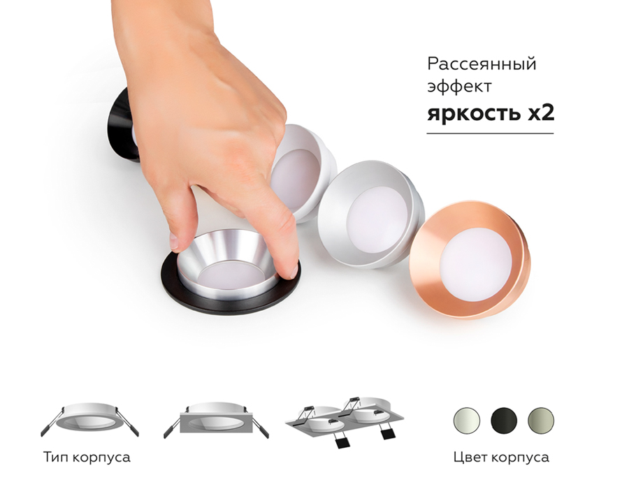 Корпус светильника Ambrella Light DIY Spot C7636 в Санкт-Петербурге