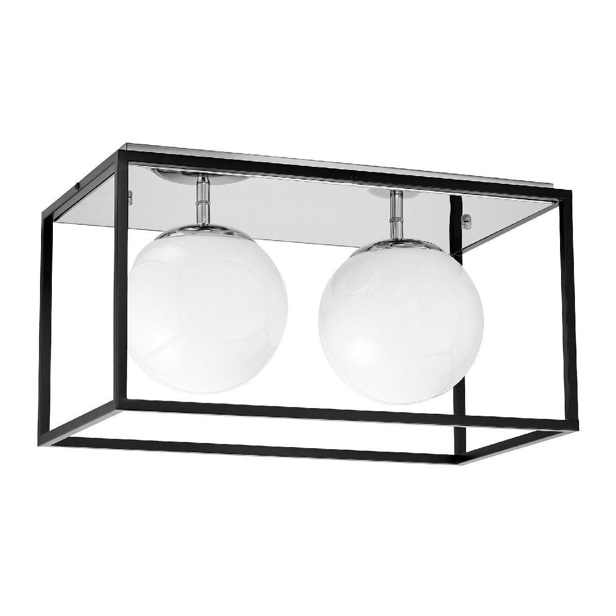 Потолочный светильник Lumina Deco Maldini LDC 8060-2 CHR+BK в Санкт-Петербурге