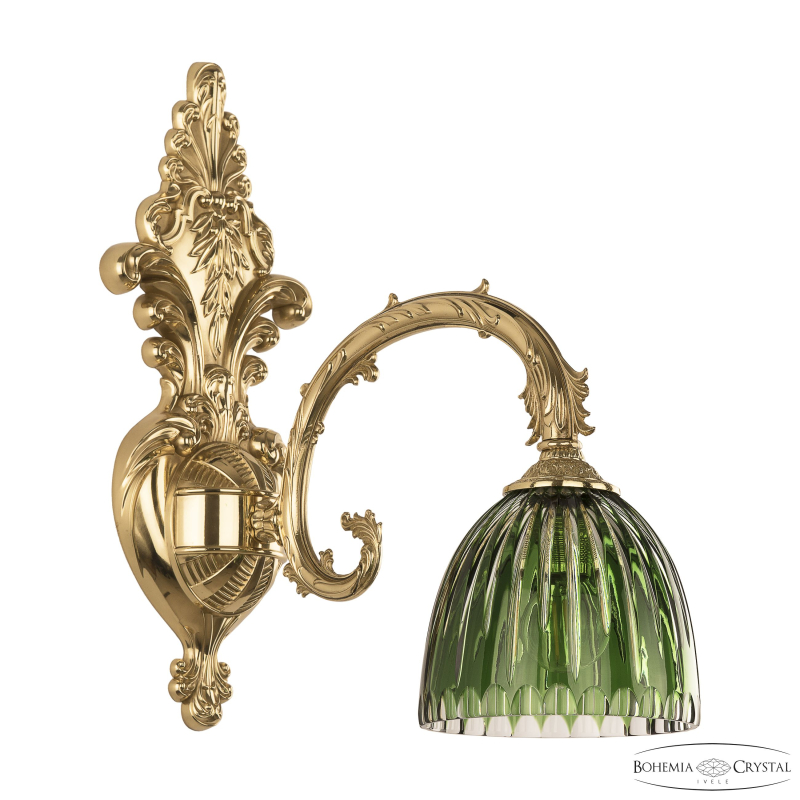 Бра Bohemia Ivele Crystal Florence 7109B15/1/210 G P1 D Clear-Green/H-1K в Санкт-Петербурге