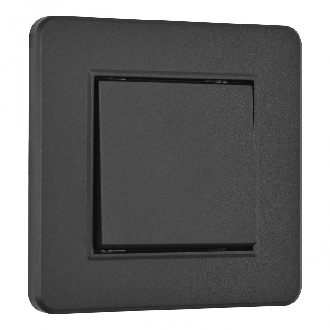 Выключатель одноклавишный Arte Milano SET16-1-30-1 black в Санкт-Петербурге