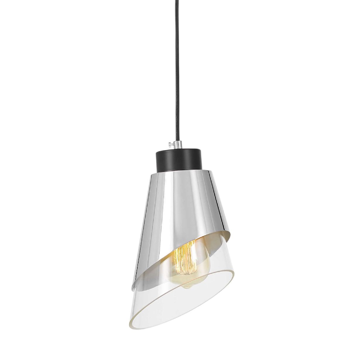 Подвесной светильник Lumina Deco Fabro LDP 7013-1 CHR+PR в Санкт-Петербурге