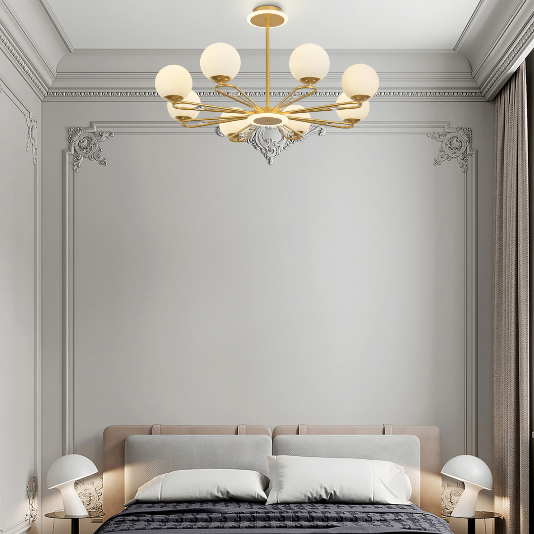 Люстра на штанге Arte Milano Neapolis 277138/8 GD в #REGION_NAME_DECLINE_PP#