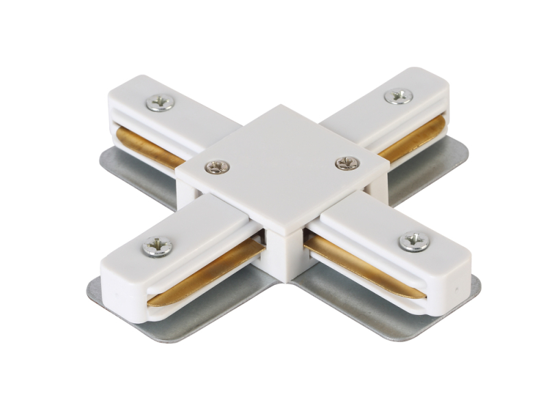 Соединитель X-образный (однофазный) Crystal Lux CLT 0.211 CLT 0.211 09 WH в Санкт-Петербурге