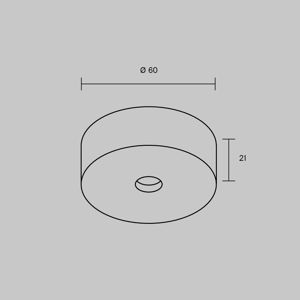 Накладная потолочная чаша для вертикального шинопроводаMaytoni TRA234SCB-B в #REGION_NAME_DECLINE_PP#