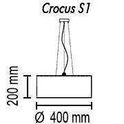 Подвесной светильник TopDecor Crocus Glade S1 01 09g в Санкт-Петербурге