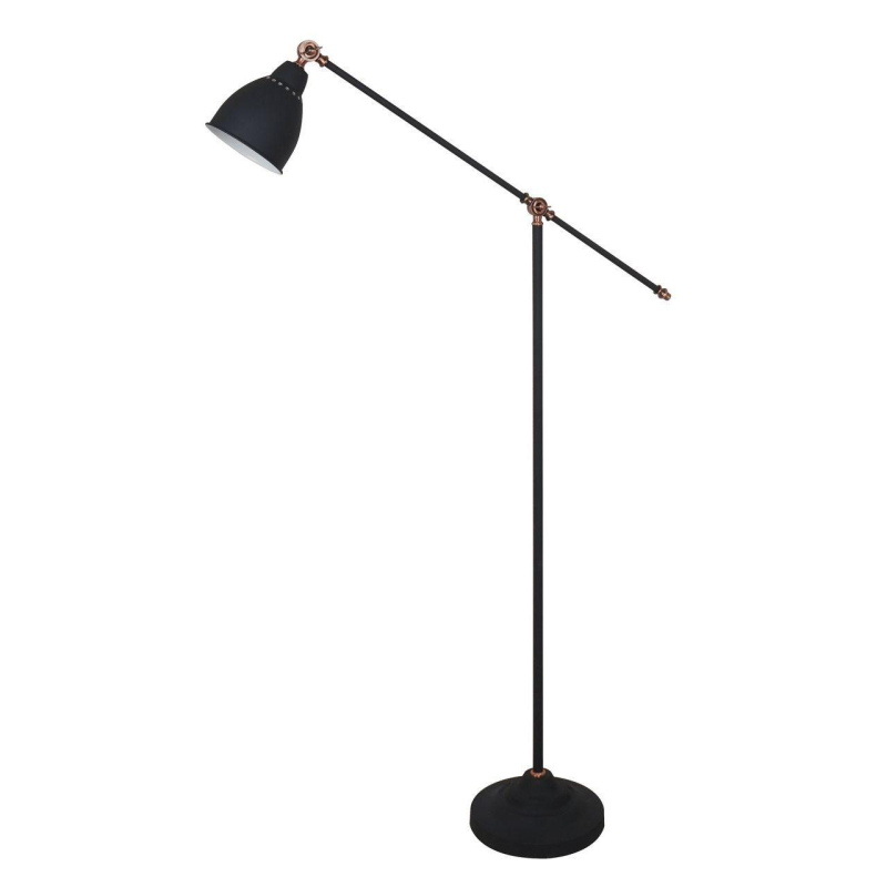 Торшер Arte Lamp Braccio A2054PN-1BK в #REGION_NAME_DECLINE_PP#