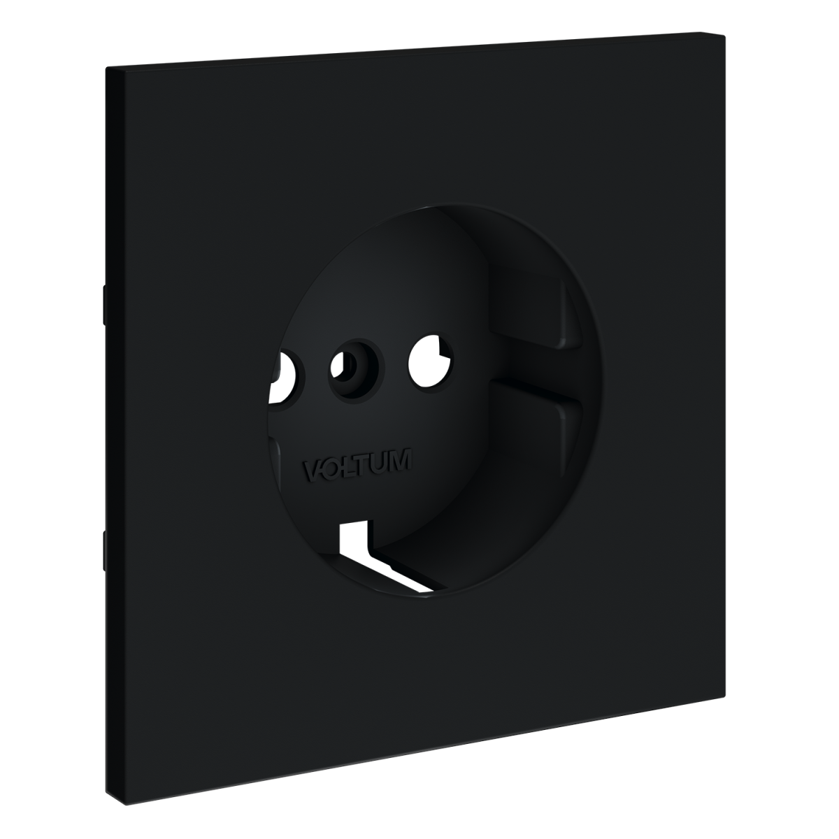 Накладка для розетки с заземлением Voltum S70 (графит) VLS000607 в #REGION_NAME_DECLINE_PP#