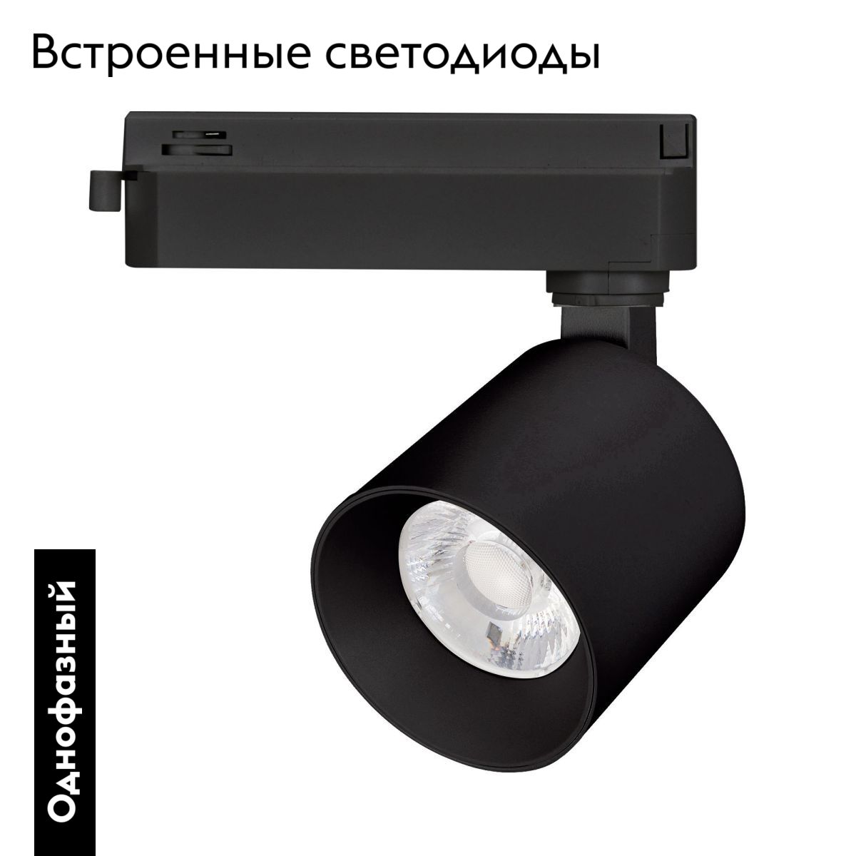 Трековый однофазный светильник Arlight LGD-DYKE-2TR-R60-8W Warm3000 (BK, 20 deg, 230V) 052140 в #REGION_NAME_DECLINE_PP#