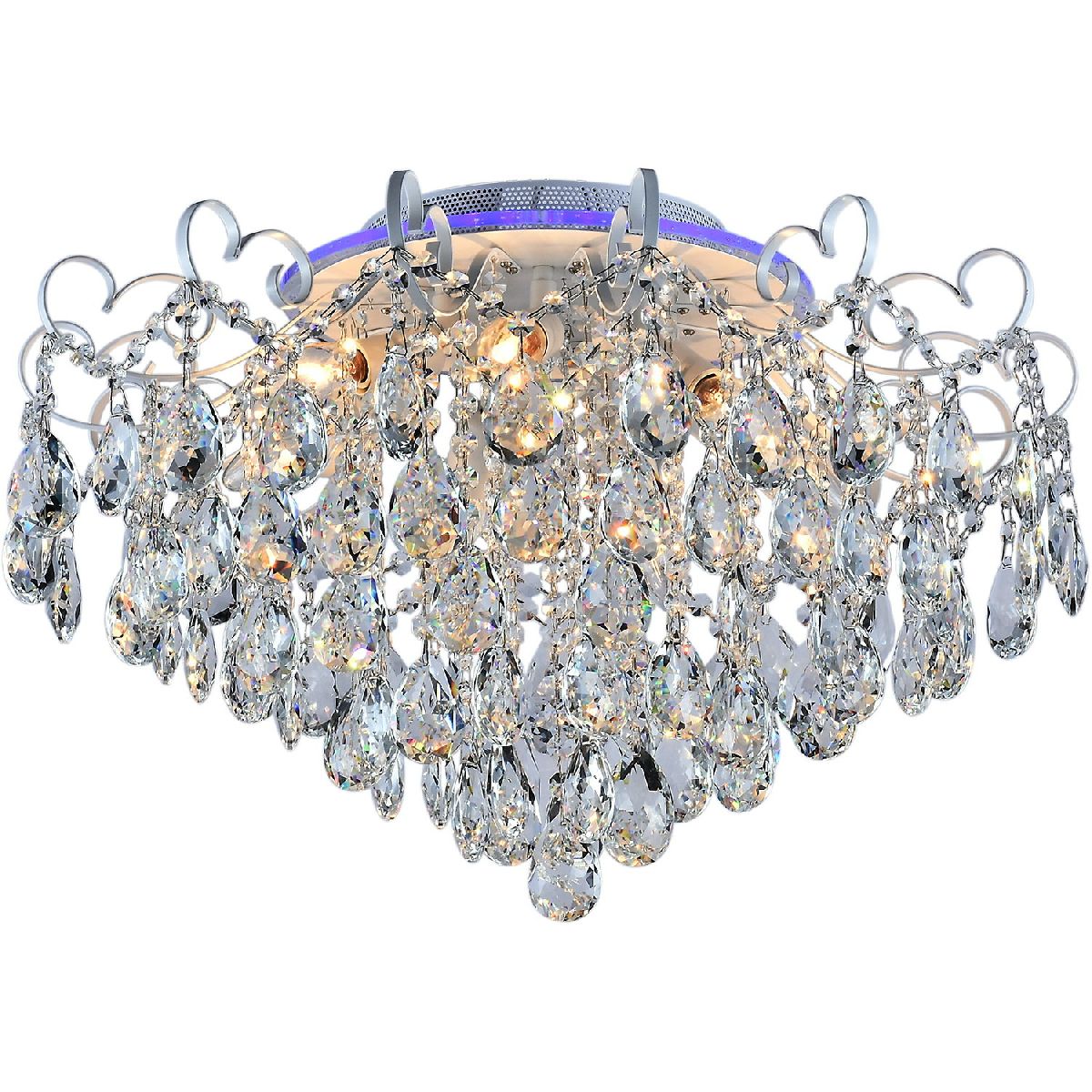 Потолочная люстра Reluce 04024-0.3-07 WH+SILVER PN+RGB в Санкт-Петербурге