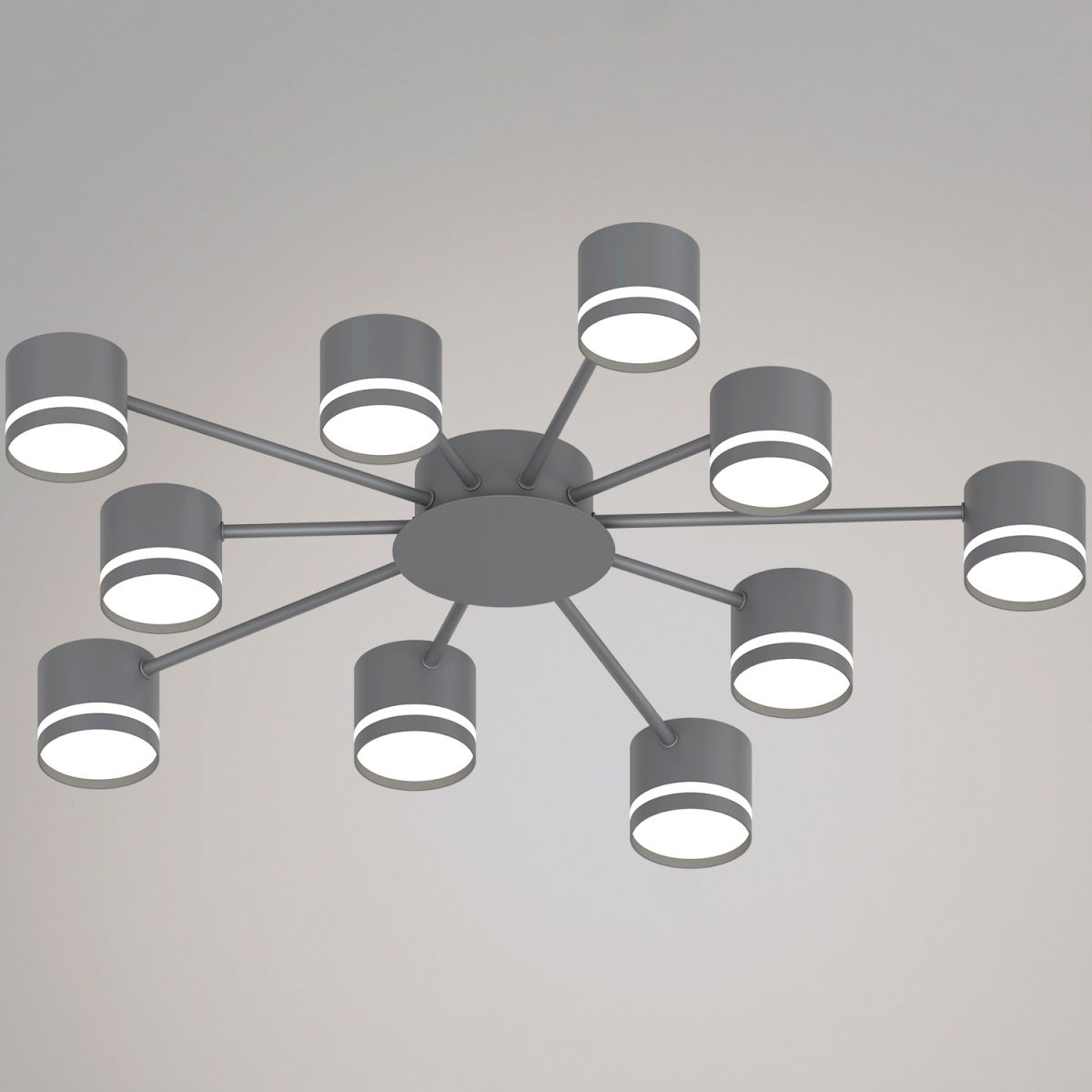 Потолочная люстра Reluce 06730-0.3-10 GX53 GREY в #REGION_NAME_DECLINE_PP#