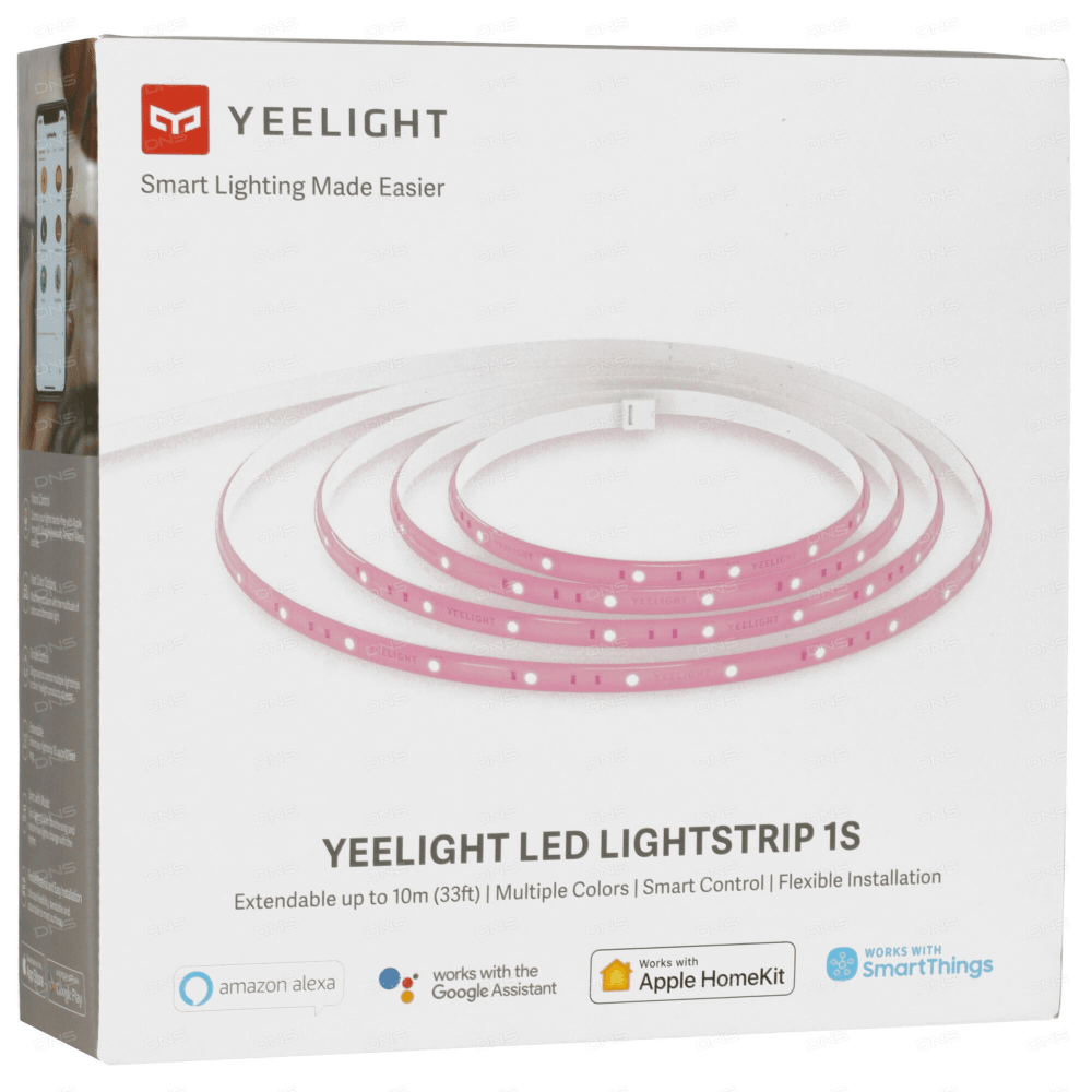 Умная светодиодная лента Yeelight Lightstrip Plus 1s 7,5Вт RGB 2м YLDD05YL в Санкт-Петербурге