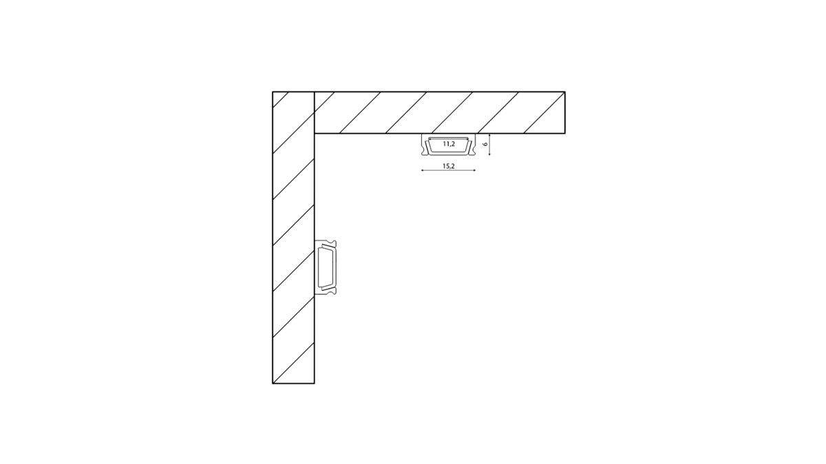 Алюминиевый профиль SWG Standard SF-1506-3MT 00-00031953 в Санкт-Петербурге