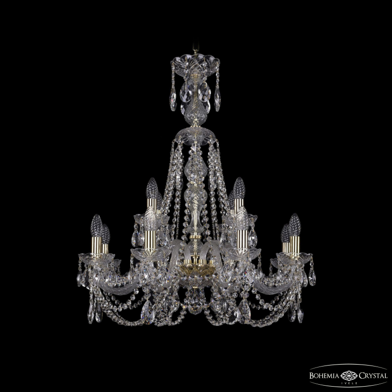 Подвесная люстра Bohemia Ivele Crystal 1406/8+4/240/XL-78 G в Санкт-Петербурге