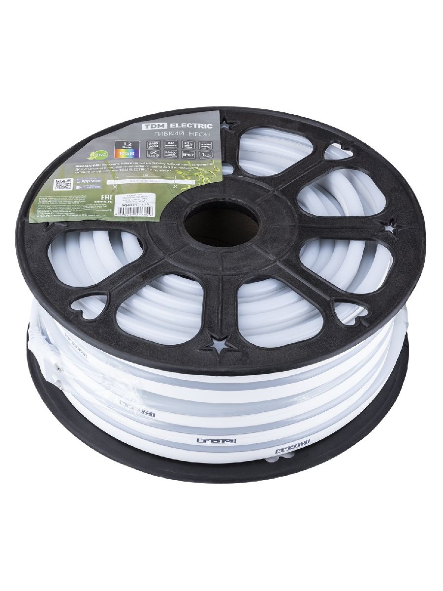 Гибкий неон TDM Electric 220В 5050 12Вт/м RGB 25м SQ0331-1515 в Санкт-Петербурге
