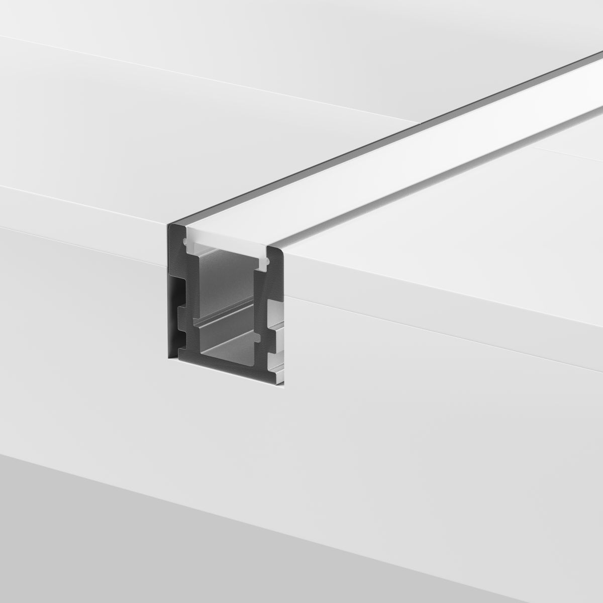 Алюминиевый профиль встраиваемый в пол 26x26 Maytoni Led Strip ALM-2626-S-2M 636016 в Санкт-Петербурге