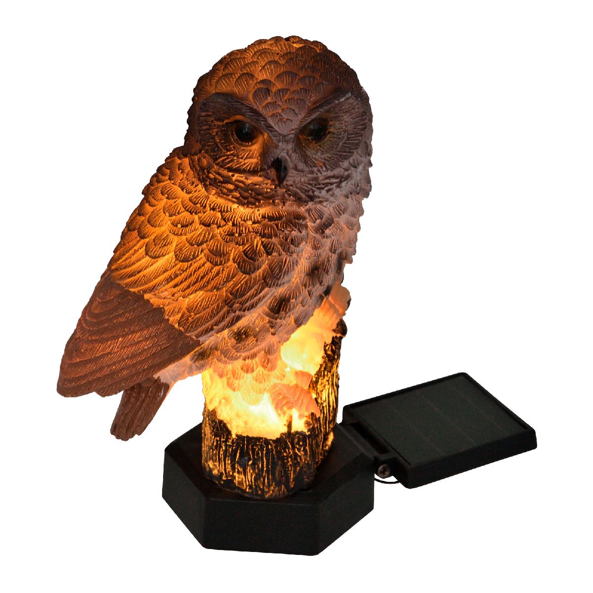 Садовый светильник на солнечной батарее Uniel USL-S-829/PM290 BROWN OWL UL-00011605 в Санкт-Петербурге