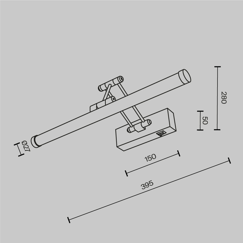 Подсветка для зеркал Maytoni Luster MIR268WL-L3W3K в Санкт-Петербурге