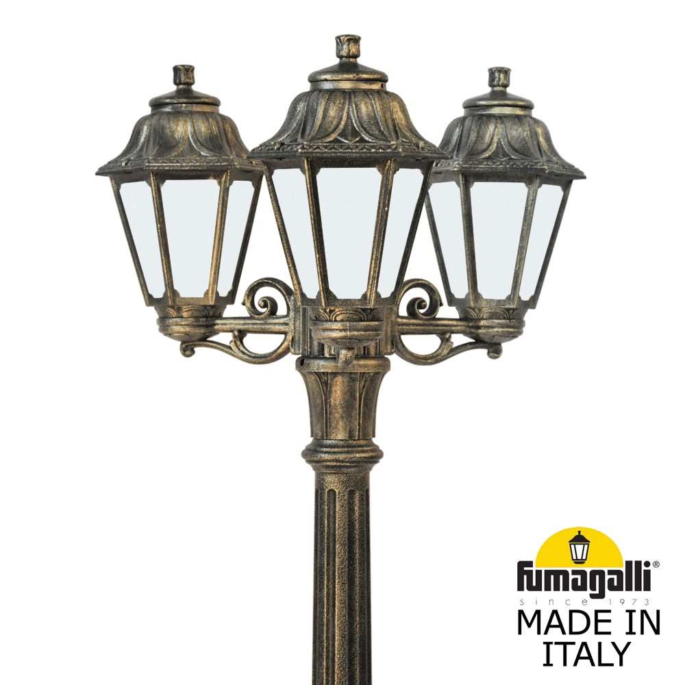 Садово-парковый светильник Fumagalli ARTU BISSO/ANNA 3L E22.158.S30.BYE27 в Санкт-Петербурге