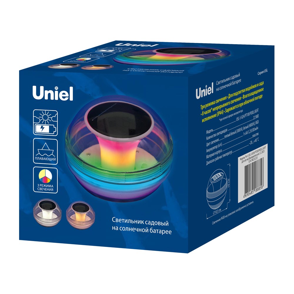Уличный светильник Uniel Солары USL-S-824/PT100 POOL LIGHT UL-00011597 в Санкт-Петербурге