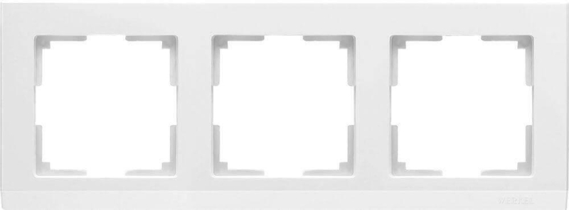 Рамка Werkel Stark на 3 поста белый WL04-Frame-03-white 4690389047121 в Санкт-Петербурге