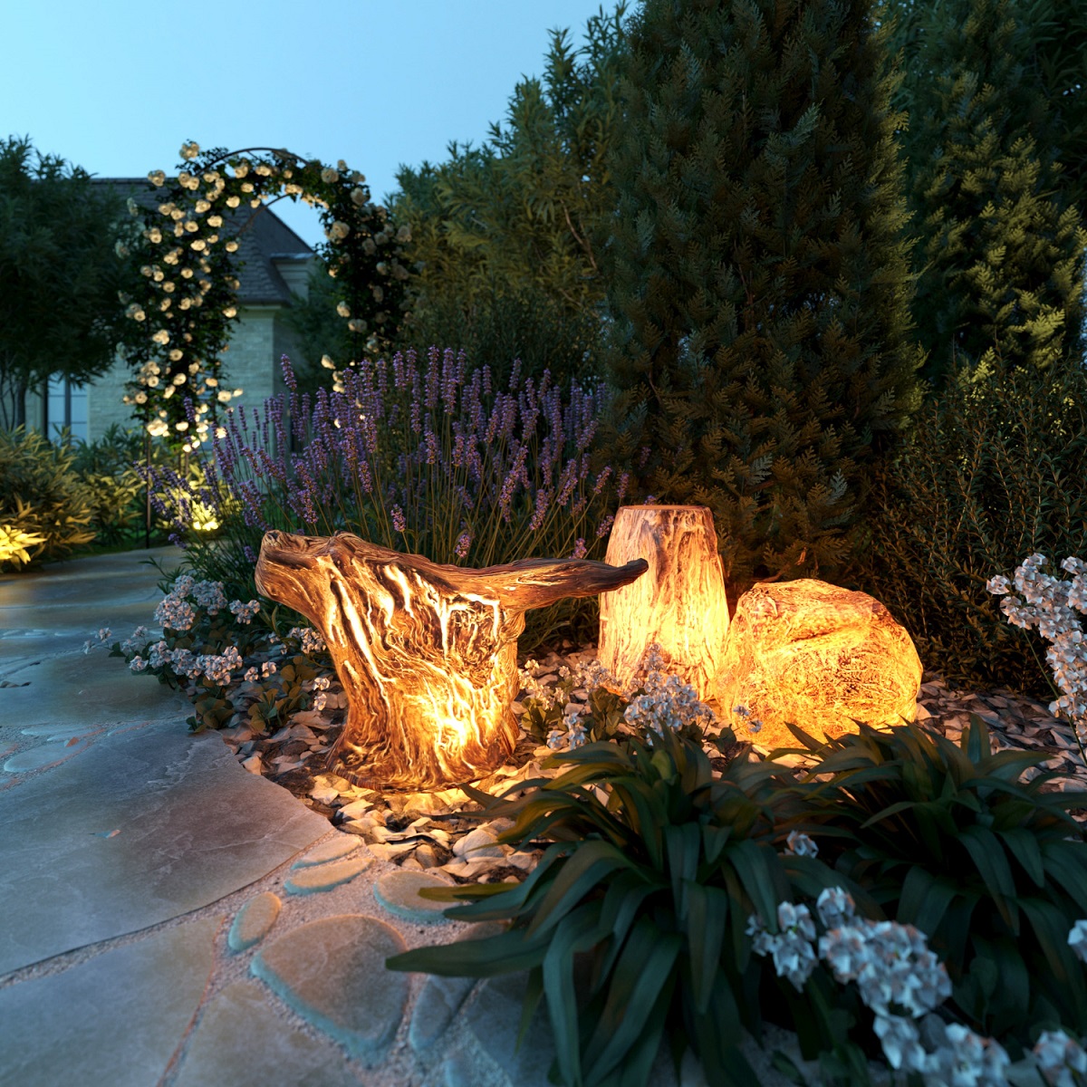 Ландшафтный светильник Odeon Light Nature Valinor 7208/5GL в Санкт-Петербурге