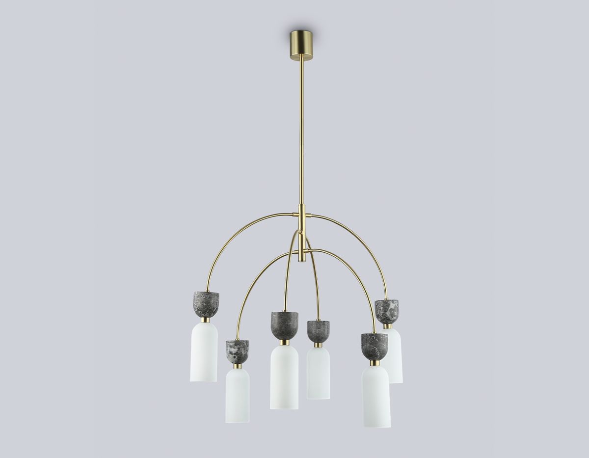 Люстра на штанге Ambrella Light High Light Ceramo Modern LH53333 в Санкт-Петербурге