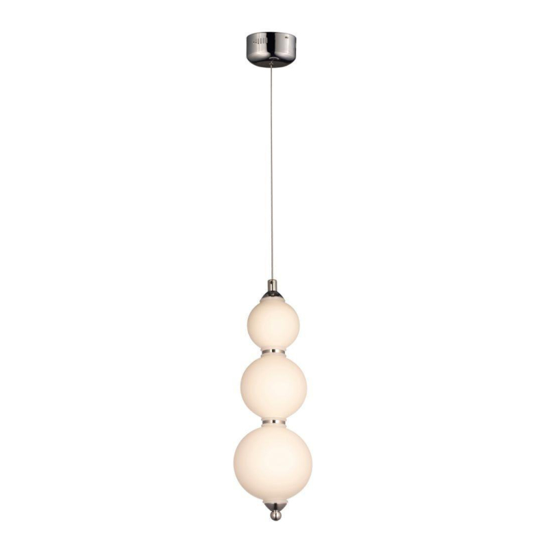 Подвесной светодиодный светильник Lumina Deco Snowman LDP 6834-1 WT+CHR в Санкт-Петербурге